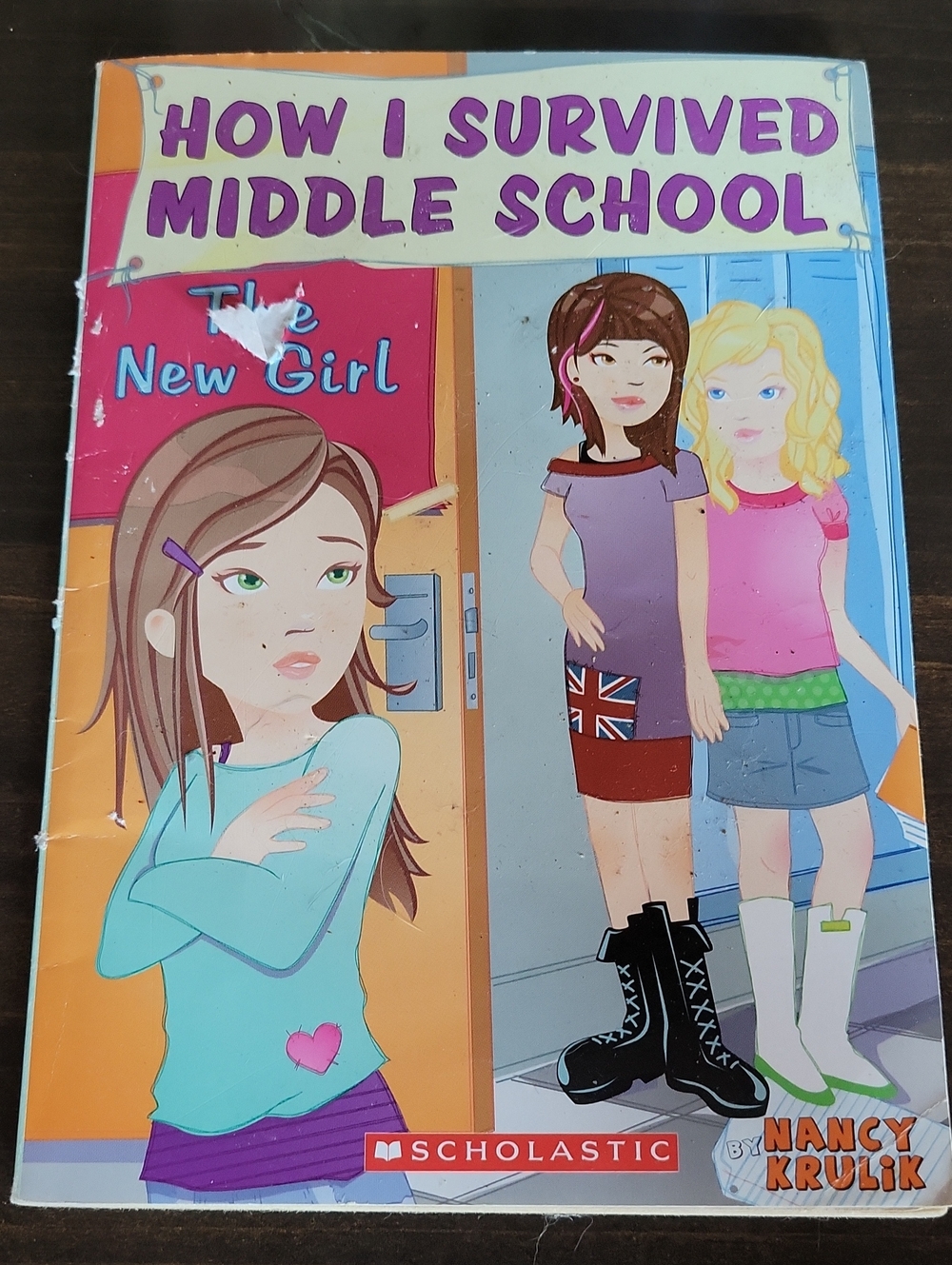 Scholastic Kids Paperback - Purple, Pink & Teal Illustrated Cover